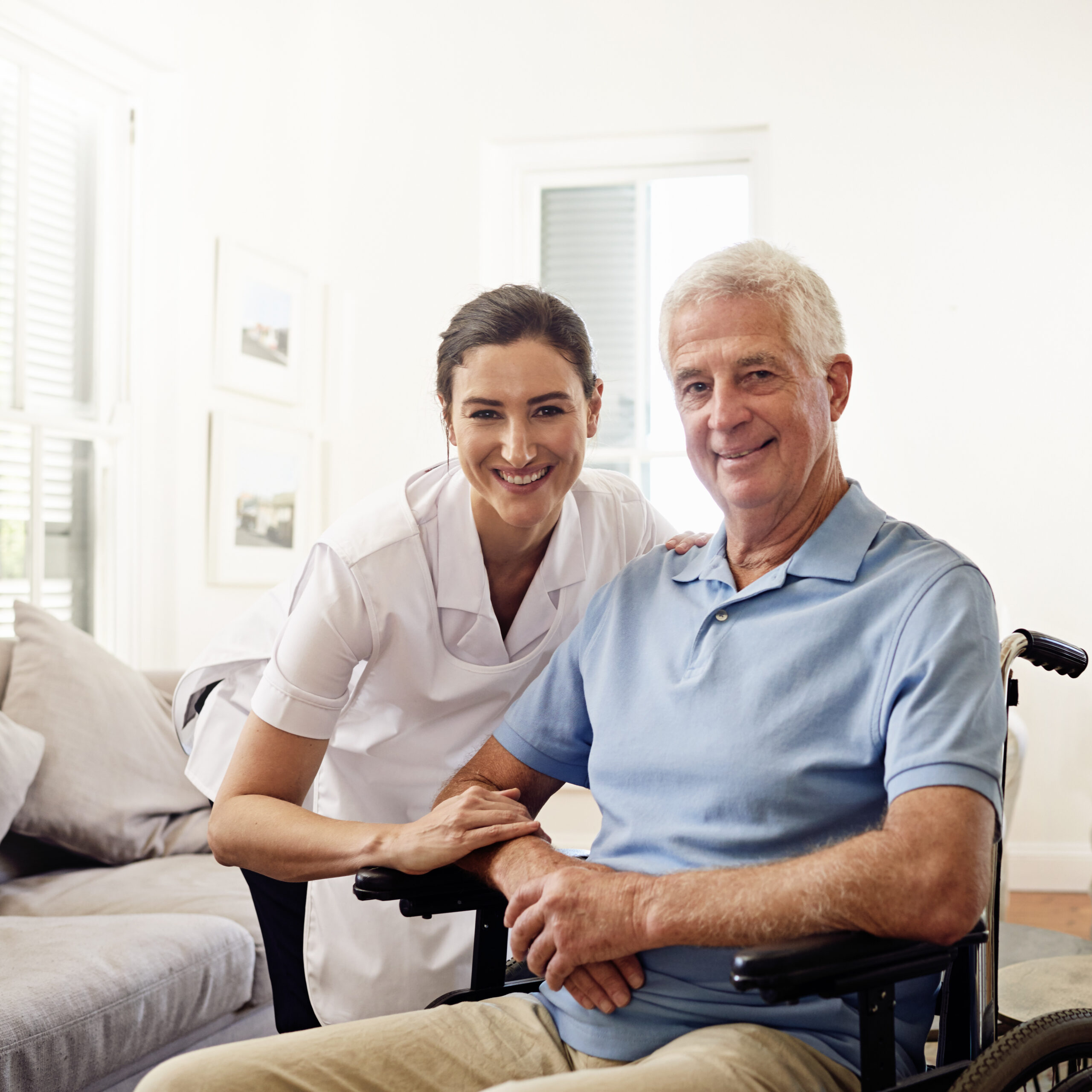 private home care services Twin Falls, ID elderly man with home care provider